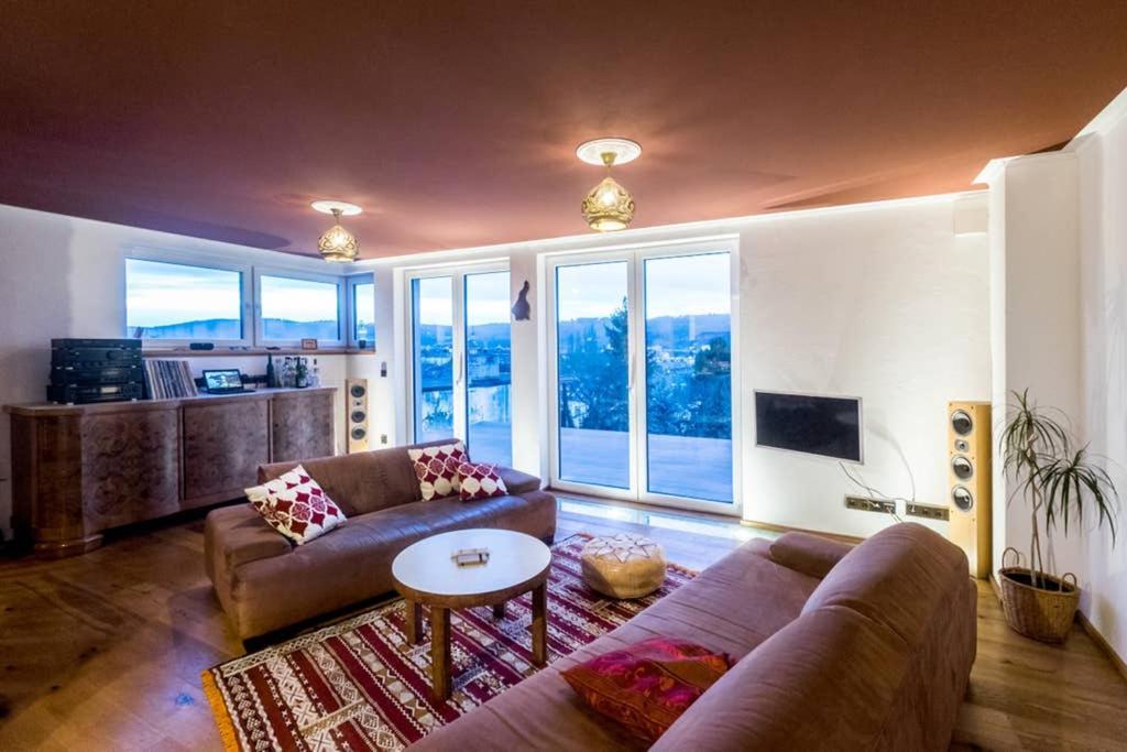 Wohlfuehloase Mit Blick Auf Trier Exterior foto